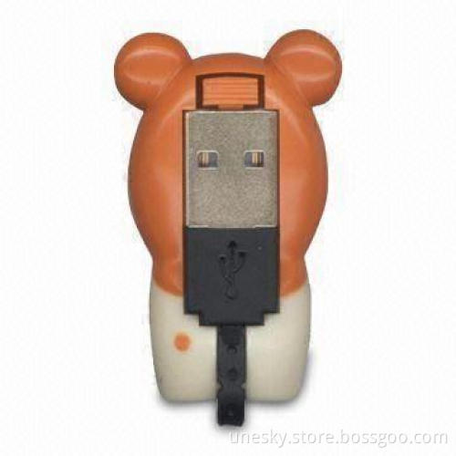 Promotional USB 1.1/2.0 Flash Drive, Measures 48.1 x 31.1mm, No External Power Source Required